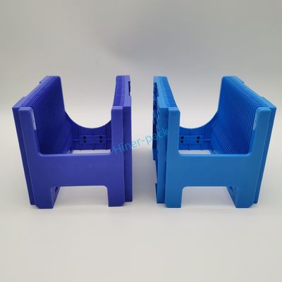 شراء حاويات الشحن السيليكون وافير كاسيت صندوق PP المادة H مربع حامل ملون انبعاثات منخفضة online manufacture