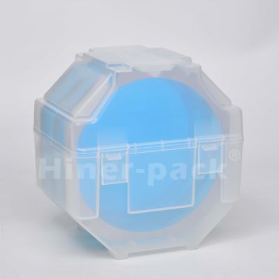 شراء صندوق تخزين رقائق نصف شفافة سوداء 25 فتحة للتعامل مع رقائق أشباه الموصلات online manufacture