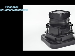 200 ملم أفقي علب حامل الوافرات مربع مواد PP السوداء الموصلة